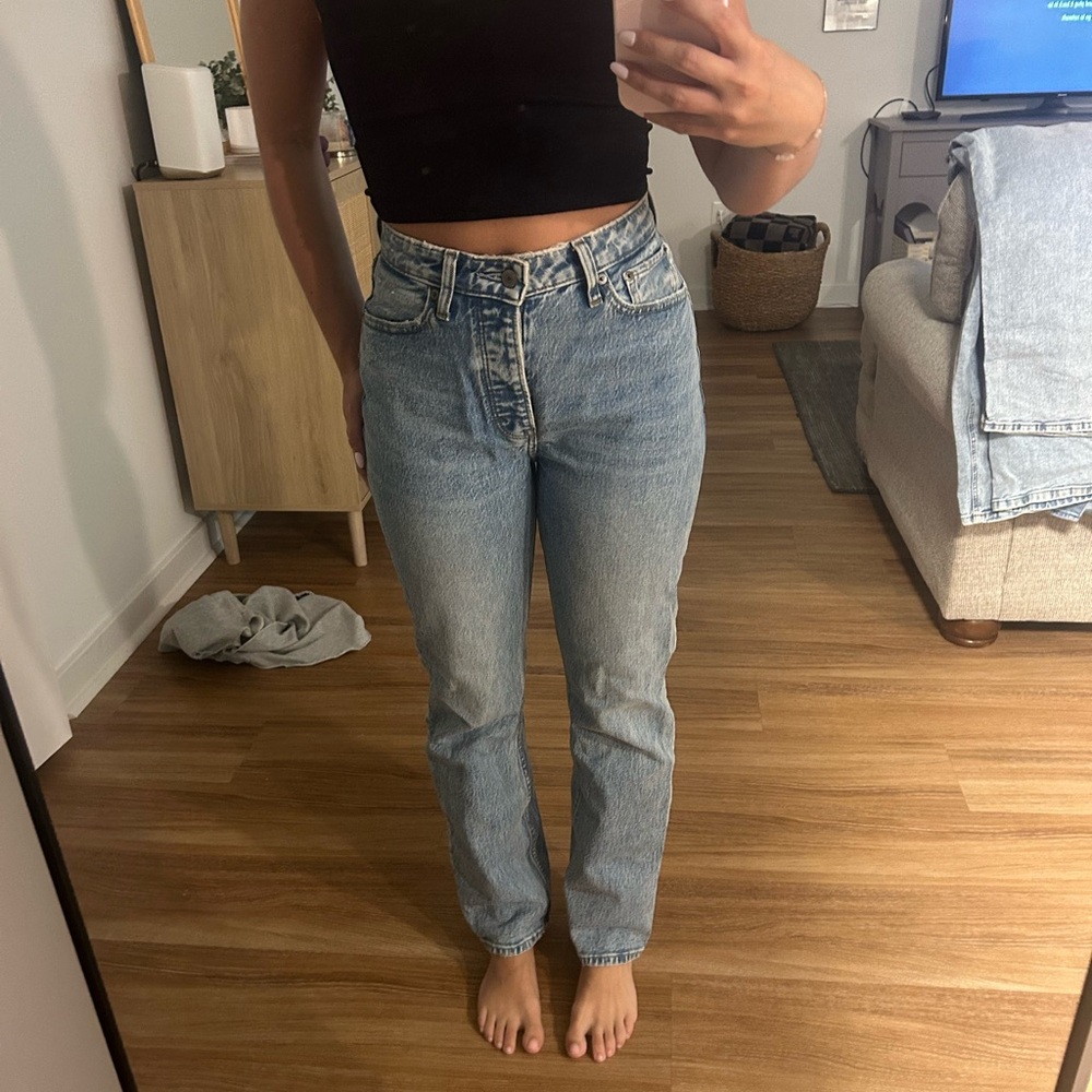 Abercrombie & Fitch Light Blue High Rise Jeans